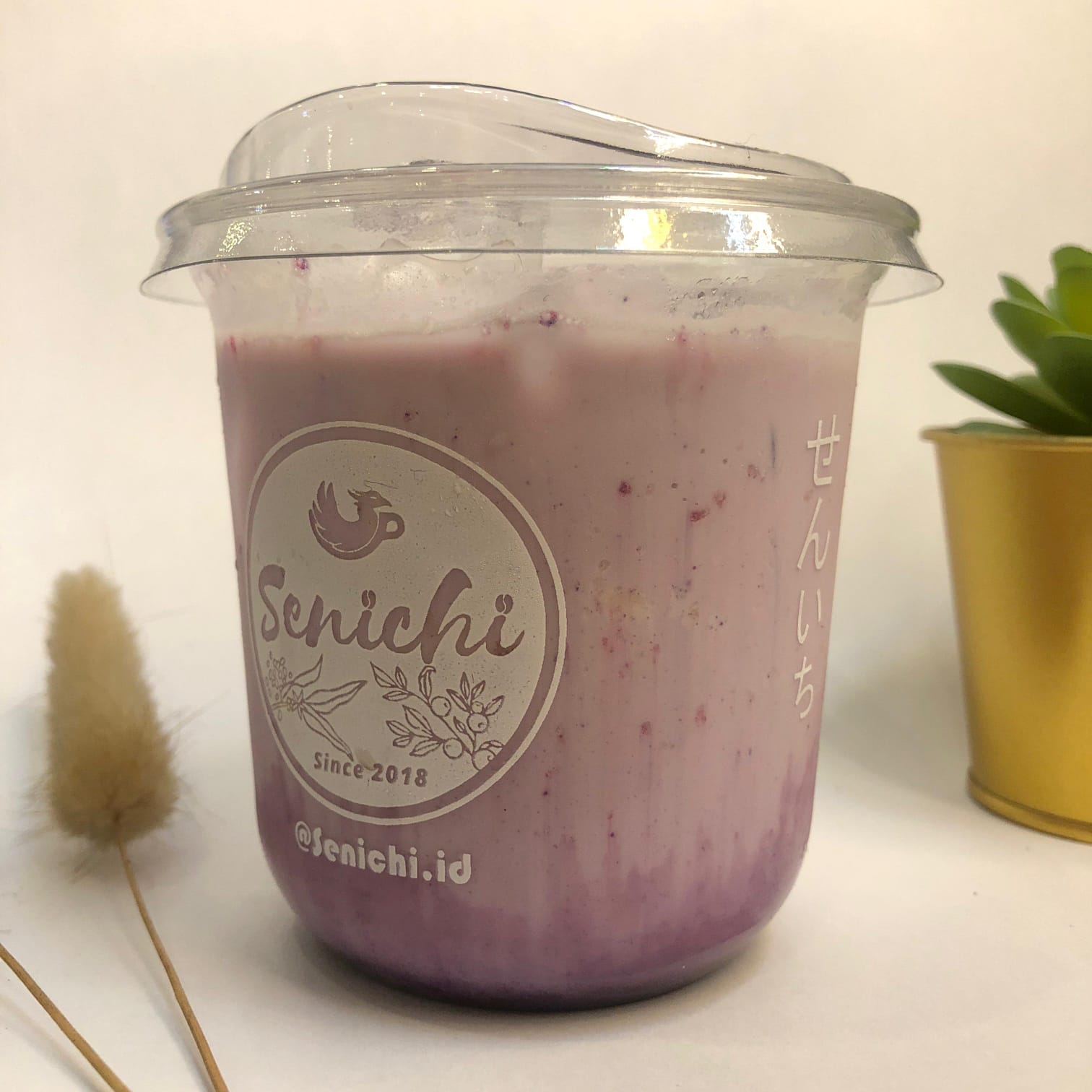 TARO LATTE SENICHI  CUP HOT